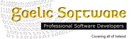 Gaelic Software - Professional Software Developers, covering all of Ireland
